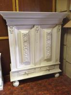 hollandse kast kussenkast linnenkast antieke kledingkast, Antiek en Kunst, Curiosa en Brocante, Ophalen