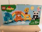 Duplo nieuw dieren trein 10955 panda tijger olifant giraf, Ophalen of Verzenden, Nieuw, Complete set, Duplo