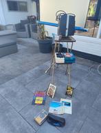 super 8 filmcamera, projector, scherm en tafeltje, Ophalen, Gebruikt