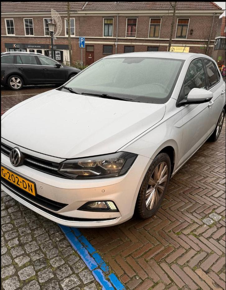 Volkswagen Polo 1.0 TSI 95pk 7-DSG 2019 Wit, Auto's, Volkswagen, Particulier, Polo, Adaptive Cruise Control, Alarm, Apple Carplay