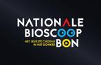 Nationale Bioscoopbonnen €82,50 (ook los te koop), Tickets en Kaartjes, Kortingen en Cadeaubonnen, Eén persoon, Cadeaubon, Overige typen