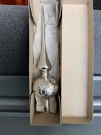 60 vintage kerstballen en een piek. Diverse vormen en maten, Ophalen of Verzenden, Gebruikt