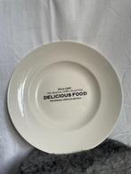Grote serveerborden “Delicious Food”, Huis en Inrichting, Keuken | Servies, Ophalen, Zo goed als nieuw, Overige stijlen, Kop(pen) en/of Schotel(s)