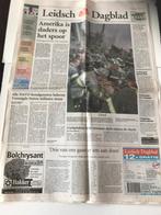 Leidsch Dagblad 13 september 2001 Amerika daders op spoor, Ophalen of Verzenden, 1980 tot heden, Krant