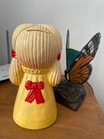 Vintage Meisjes Spaarpot van Porselein, Antiek en Kunst, Antiek | Keramiek en Aardewerk, Ophalen of Verzenden