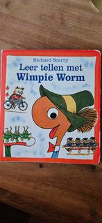 Richard scarry leer tellen met wimpie worm, Boeken, Ophalen of Verzenden, Gelezen