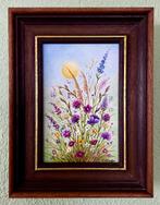 Mini-schilderij Veldbloemen., Ophalen of Verzenden