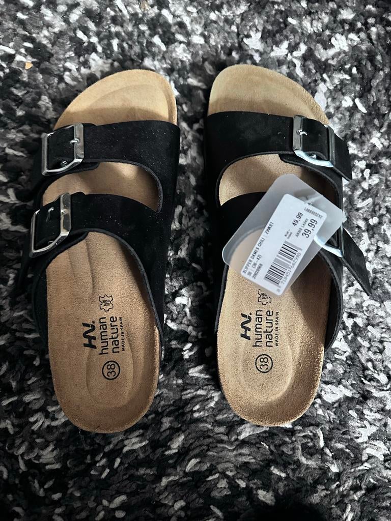 Nieuwe ANWB Slippers - Maat 38, Ophalen, Nieuw, Zwart, Slippers