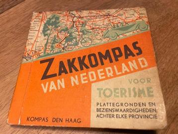 Zakkompas van Nederland - Unieke Atlas uit ca. 1956! beschikbaar voor biedingen