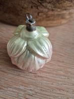 Oude antieke   kerstbal bloem, Ophalen of Verzenden, Gebruikt