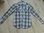 Arrow - Mooi blauw geruit overhemd - L, Kleding | Heren, Overhemden, Blauw, Arrow, Ophalen of Verzenden, Halswijdte 41/42 (L)