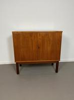 retro vintage klein teak kastje met deurtjes jaren 60, Ophalen, Huis en Inrichting