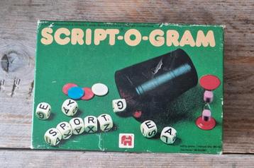 Vintage Script-O-Gram Woordspel Jumbo 1978 beschikbaar voor biedingen