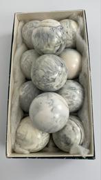 Carrara marmer look decoratie bollen set grijs wit bal, Huis en Inrichting, Woonaccessoires | Overige, Ophalen of Verzenden, Design
