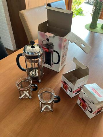 Bodum Chambord Koffiezetapparaat + 2 Glazen beschikbaar voor biedingen