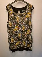 Bladeren top mouwloos maat 38 C&A, Kleding | Dames, Tops, Maat 38/40 (M), Zwart, Ophalen of Verzenden, Zonder mouw