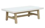 Nieuwe salontafel voor buiten met terrazzo blad, 127,5x65cm, Ophalen, Nieuw, Rechthoekig, Hout