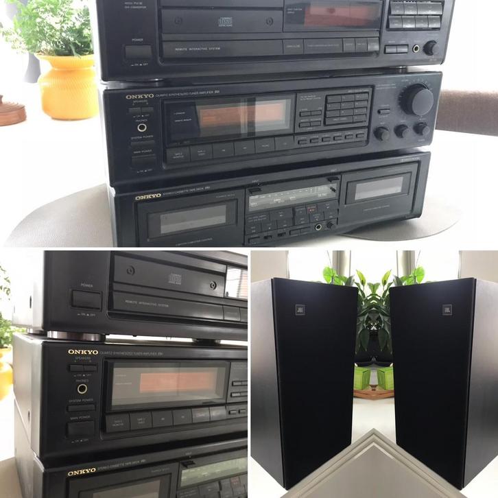 Complete ONKYO muziek installatie met JBL boxen, Audio, Tv en Foto, Stereo-sets, Gebruikt, Overige merken, Ophalen