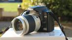 Canon 1000D ingeb flitser + Canon EF 28-90mm + fototas, Audio, Tv en Foto, Fotocamera's Digitaal, Ophalen, Gebruikt, Spiegelreflex