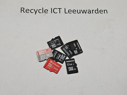Verschillende merken 32gb micro sd kaart, Audio, Tv en Foto, Fotografie | Geheugenkaarten, Refurbished, MicroSD, 32 GB, Fotocamera