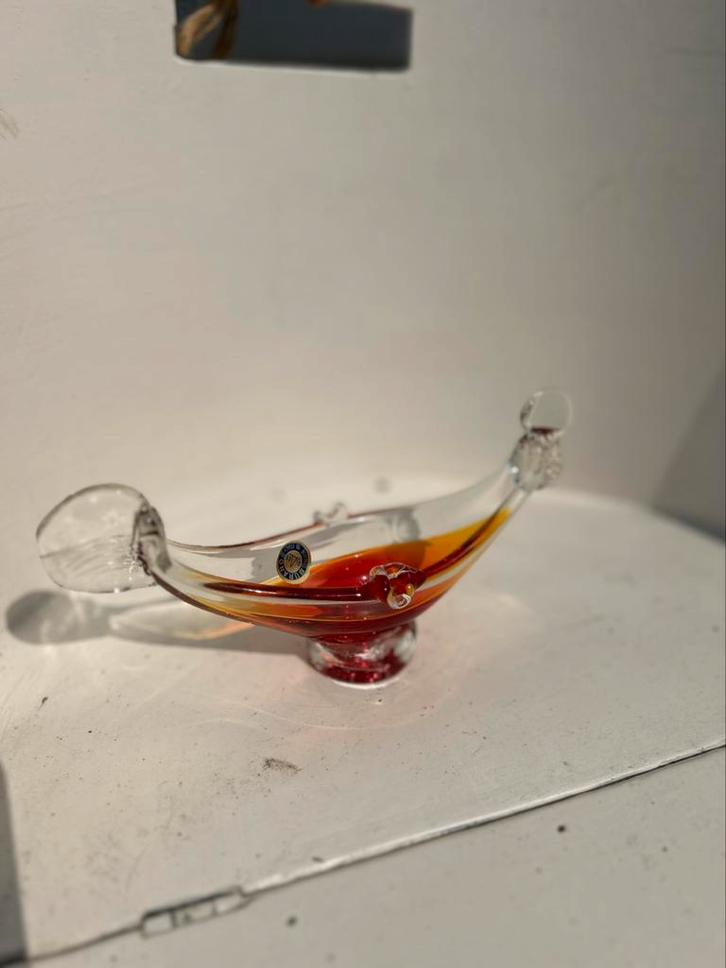 Authentiek Murano Glas  – met Origineel Label, Antiek en Kunst, Antiek | Glas en Kristal, Ophalen of Verzenden