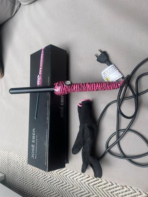 José Eber krultang, roze 19 mm, 2x gebruikt, Sieraden, Tassen en Uiterlijk, Uiterlijk | Haarverzorging, Zo goed als nieuw, Krultang of Stijltang