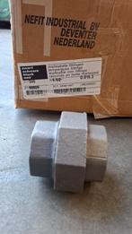 3-delige koppeling 1/12'' bin/bin zwart staal, Ophalen, Nieuw
