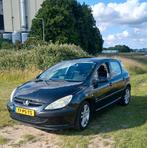 Peugeot 307 1.6 16V XR 5DR 2004 Zwart, Auto's, Voorwielaandrijving, Stof, Zwart, 4 cilinders