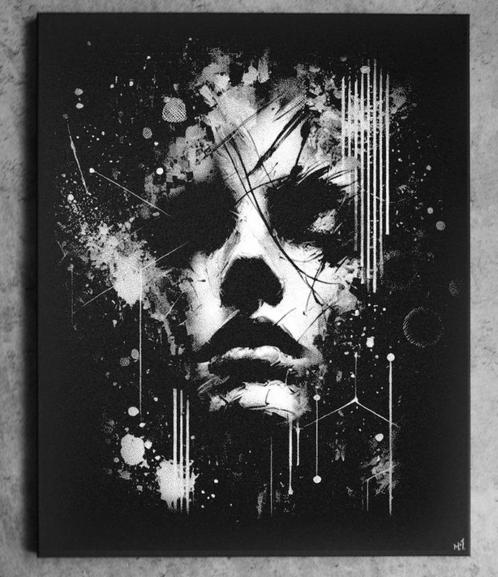Origineel handgegraveerd beeld, Antiek en Kunst, Kunst | Schilderijen | Modern, Verzenden