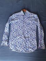 British Indigo stijlvol chique overhemd maat 38 ZGAN, Overige kleuren, Halswijdte 38 (S) of kleiner, Ophalen of Verzenden, Zo goed als nieuw
