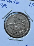 Zilveren Hollandse duit 1702, Postzegels en Munten, Munten | Nederland, Vóór koninkrijk, Zilver, Losse munt, Overige waardes