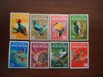 Vogels Maleisië 1965, mi. 19-26 postfris, Postzegels en Munten, Ophalen of Verzenden, Postfris, Dier of Natuur