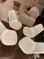 Set van 4 Jysk Eetkamerstoelen, Ophalen, Kunststof, Gebruikt, 60 tot 90 cm