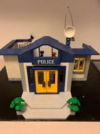 Playmobiel politiebureau met strandbuggy en quad, Kinderen en Baby's, Speelgoed | Playmobil, Complete set, Zo goed als nieuw, Ophalen