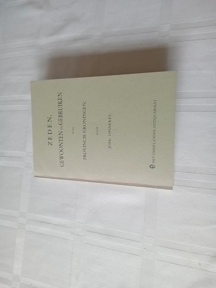Zeden, Gewoonten en Gebruiken Groningen, Boeken, Streekboeken en Streekromans, Zo goed als nieuw, Groningen, Ophalen of Verzenden