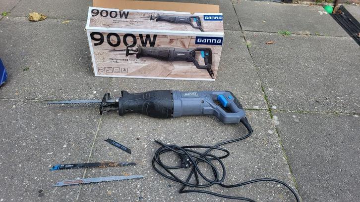 Gamma RZ-900W reciprozaag (+extra zaagjes/ZGAN/150mm hout), Doe-het-zelf en Verbouw, Gereedschap | Zaagmachines, Zo goed als nieuw