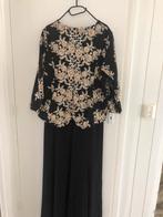 Prachtige Abiye Feestjurk Maat 42 - Gedragen, Kleding | Dames, Jurken, Ophalen of Verzenden, Gedragen, Maat 42/44 (L), Zwart