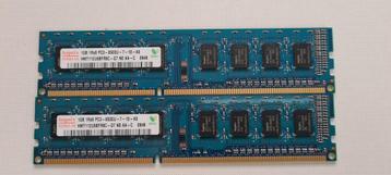 pc geheugen 1GB 1Rx8 PC3-8500U-7-10-A0 beschikbaar voor biedingen