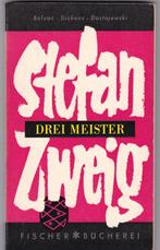 Zweig, Stefan - Drei meister - Balzac, Dickens, Dostojews, Ophalen of Verzenden, Gelezen, Zweig, Stefan