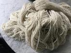 Superzacht handgesponnen alpacawol 1000 gram wit, Hobby en Vrije tijd, Breien en Haken, Nieuw, Wol of Garen, Ophalen of Verzenden