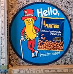 Vintage sticker reclame logo Planters pinda's mr peanut, Ophalen of Verzenden, Zo goed als nieuw, Overige typen