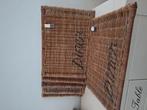 Ratan placemats, Huis en Inrichting, Ophalen of Verzenden, Zo goed als nieuw, Rechthoekig, Riet