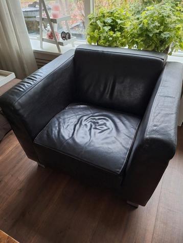2 leren Fauteuils beschikbaar voor biedingen