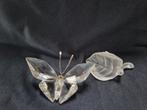 Swaroski vlinder met blad, Gebruikt, Ophalen of Verzenden