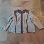 Vintage bruin jasje Jorli maat 50, Bruin, Ophalen of Verzenden, Vintage, Jasje of Colbert