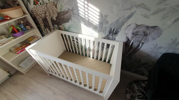 Kidsmill Long Island ledikant 120x60 cm + matras, Kinderen en Baby's, Babywiegjes en Ledikanten, Gebruikt, Ledikant, Ophalen