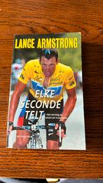 Lance Armstrong - Elke seconde telt, Sport, Lance Armstrong, Ophalen of Verzenden, Zo goed als nieuw