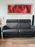 Leren bankstel, Huis en Inrichting, Banken | Bankstellen, Ophalen, Zo goed als nieuw, 200 tot 250 cm, Leer