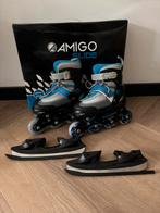 Nieuw Amigo 2 in 1 skeelers & schaatsen maat 30-33, Sport en Fitness, Ophalen of Verzenden, Nieuw, Inline skates 4 wielen, Overige merken