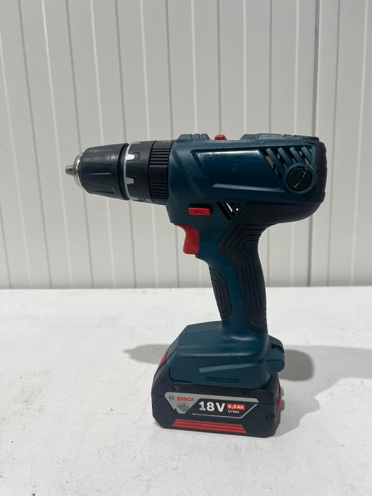 Te koop: Bosch GSB 18V-21 Accu Klopboormachine, Doe-het-zelf en Verbouw, Gereedschap | Boormachines, Zo goed als nieuw, Ophalen of Verzenden